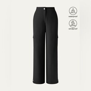 OGL Waterproof Fleece Cargo Snow Pant Black Size Medium